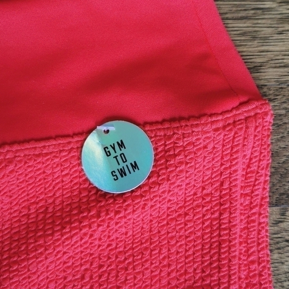 Pink Victoria's Secret Bikini Bottom Red Medium New - Picture 3 of 8